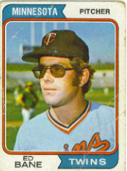 1974 Topps Baseball Cards      592     Ed Bane RC